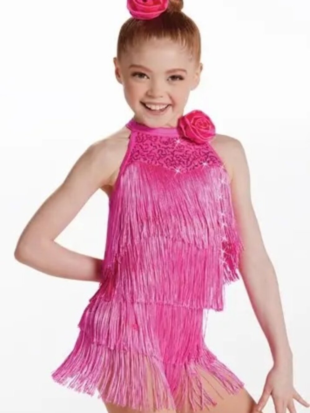 Super Shy - Tiered Fringe Dress